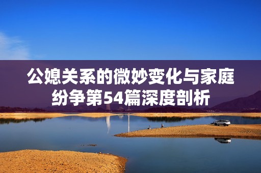 公媳关系的微妙变化与家庭纷争第54篇深度剖析