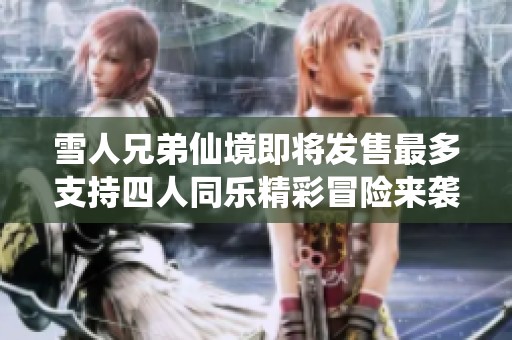 雪人兄弟仙境即将发售最多支持四人同乐精彩冒险来袭