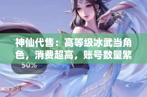 神仙代售：高等级冰武当角色，消费超高，账号数量繁多难以管理
