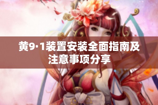 黄9·1装置安装全面指南及注意事项分享