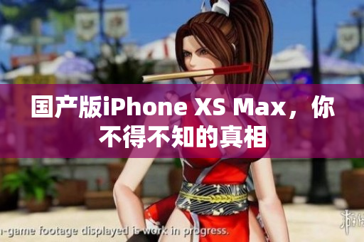 国产版iPhone XS Max，你不得不知的真相