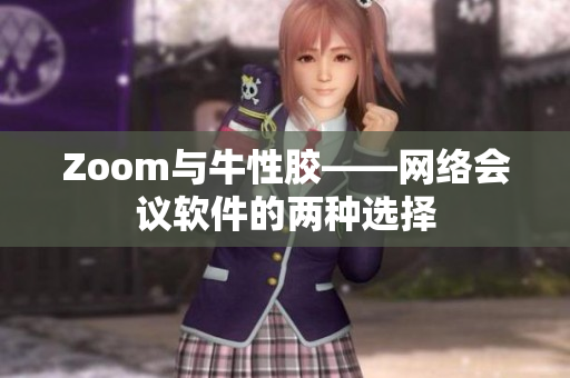 Zoom与牛性胶——网络会议软件的两种选择