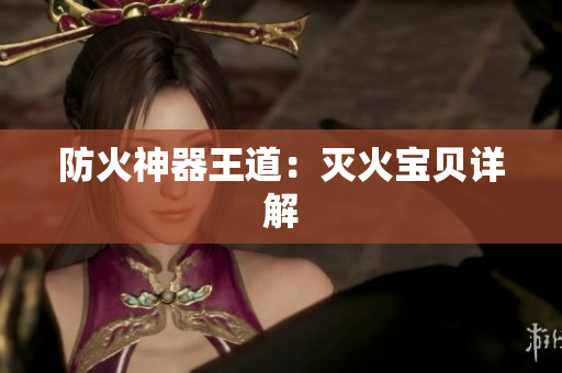 防火神器王道：灭火宝贝详解