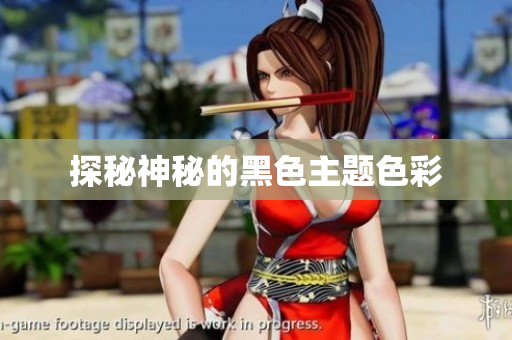 探秘神秘的黑色主题色彩