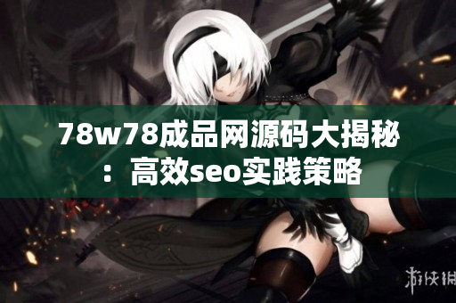 78w78成品网源码大揭秘：高效seo实践策略