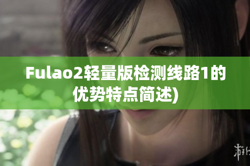 Fulao2轻量版检测线路1的优势特点简述)