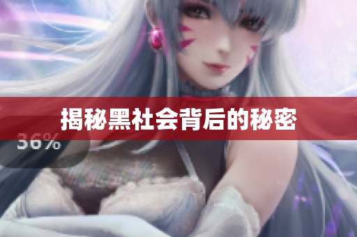 揭秘黑社会背后的秘密