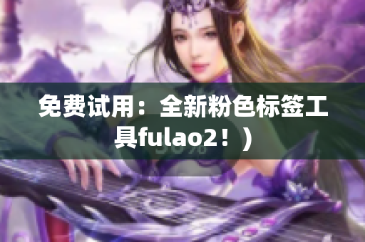 免费试用：全新粉色标签工具fulao2！)