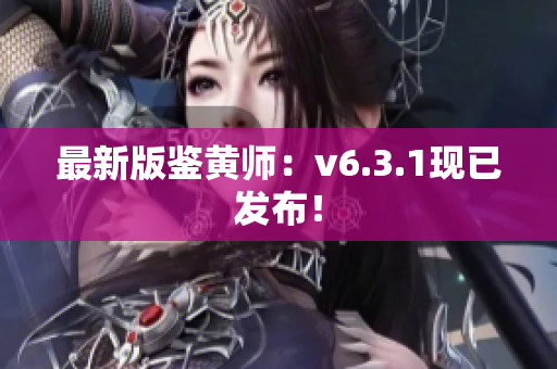 最新版鉴黄师：v6.3.1现已发布！