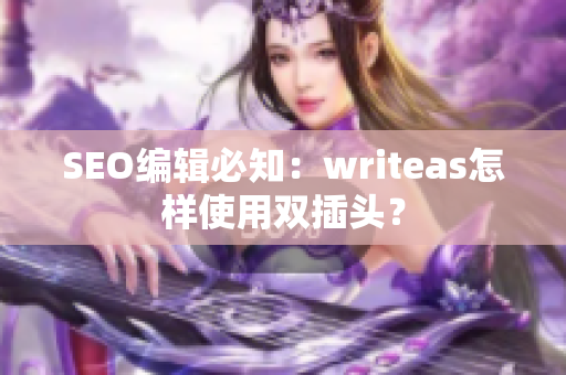 SEO编辑必知：writeas怎样使用双插头？