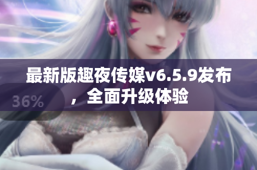 最新版趣夜传媒v6.5.9发布，全面升级体验