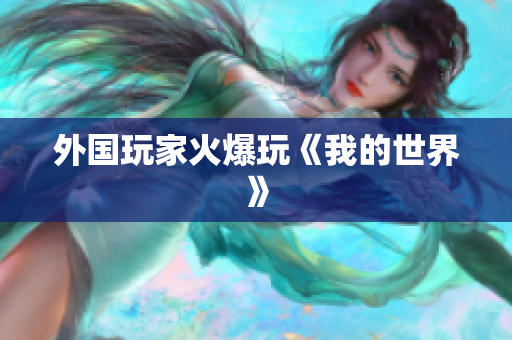 外国玩家火爆玩《我的世界》