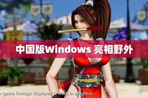 中国版Windows 亮相野外