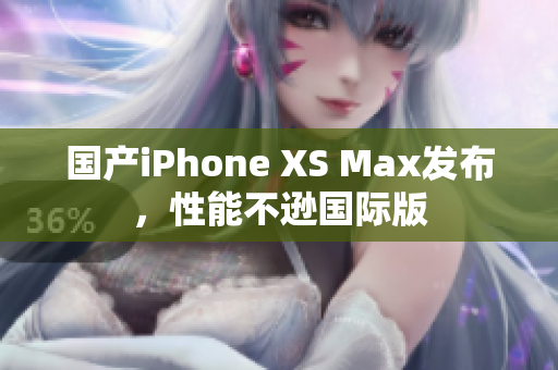 国产iPhone XS Max发布，性能不逊国际版