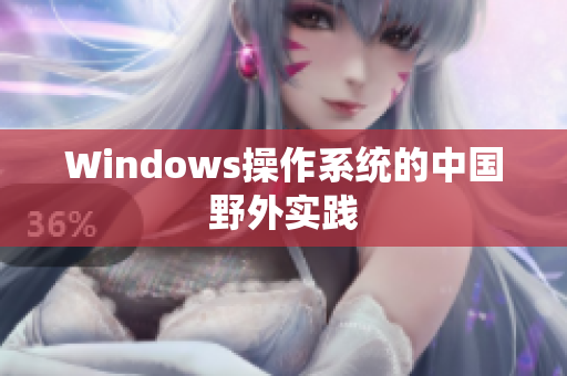 Windows操作系统的中国野外实践