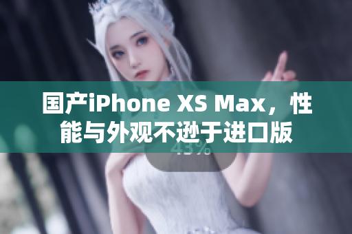 国产iPhone XS Max，性能与外观不逊于进口版