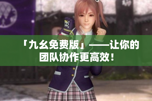 「九幺免费版」——让你的团队协作更高效！