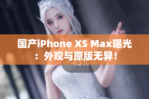 国产iPhone XS Max曝光：外观与原版无异！