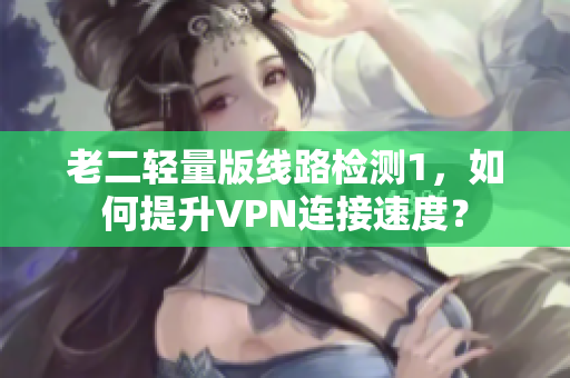 老二轻量版线路检测1，如何提升VPN连接速度？