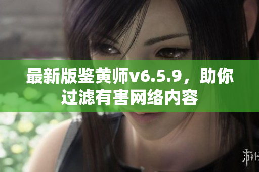最新版鉴黄师v6.5.9，助你过滤有害网络内容