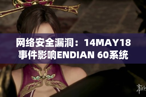 网络安全漏洞：14MAY18事件影响ENDIAN 60系统
