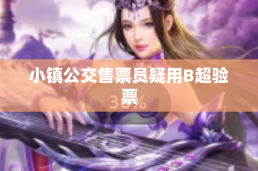 小镇公交售票员疑用B超验票